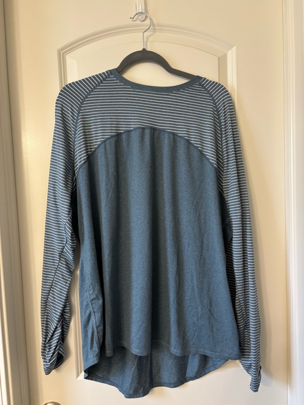 Avia Women's Long-Sleeve Striped Top - Blue